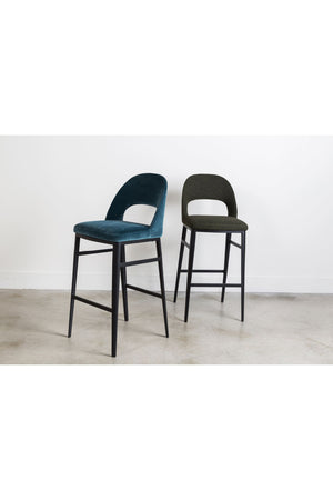   Modern European furniture - Open Back Fabric Bar Stool - www.oroa.com | Oroa.com