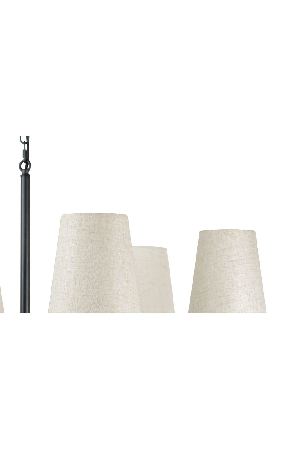   Modern European furniture - Linen Shade 6-Light Chandelier - www.oroa.com | Oroa.com