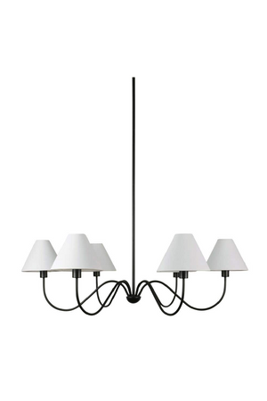   Modern European furniture - Blackened Bronze 6-Light Chandelier - www.oroa.com | Oroa.com