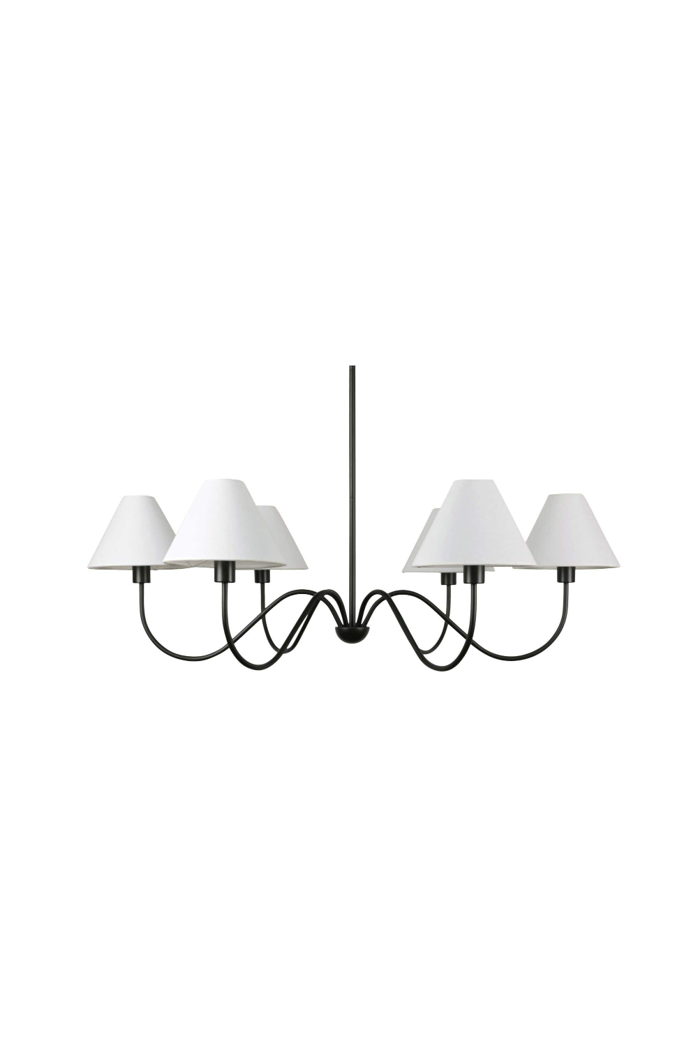   Modern European furniture - Blackened Bronze 6-Light Chandelier - www.oroa.com | Oroa.com