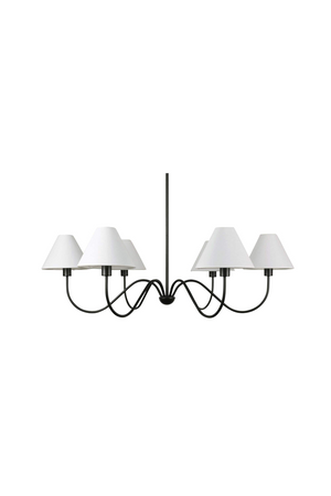   Modern European furniture - Blackened Bronze 6-Light Chandelier - www.oroa.com | Oroa.com