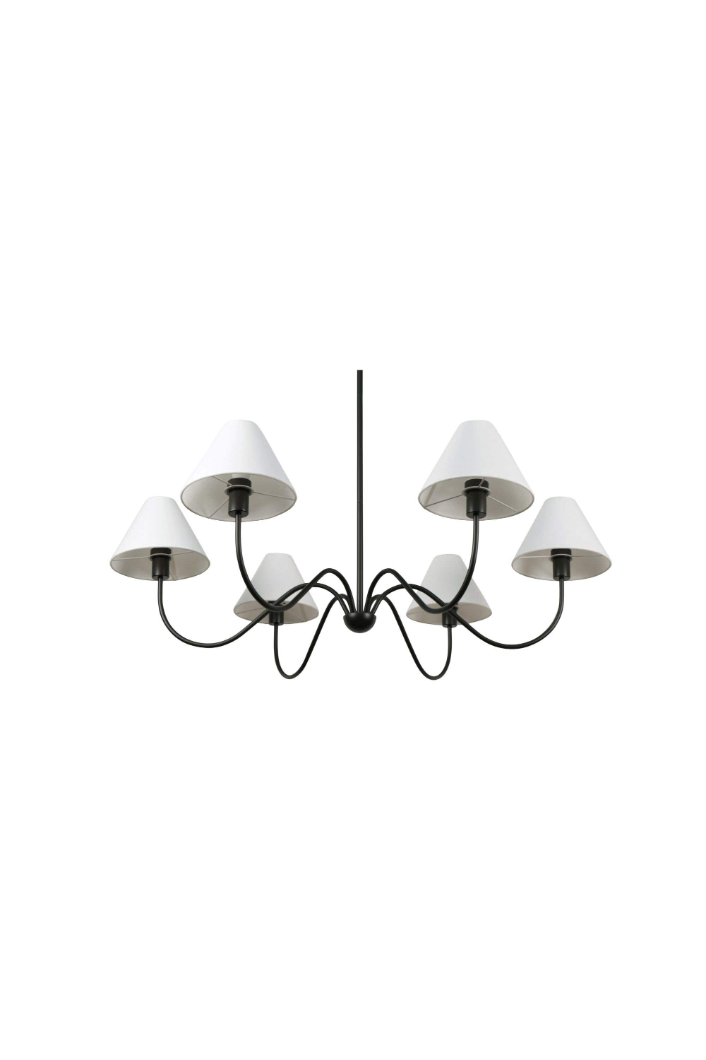   Modern European furniture - Blackened Bronze 6-Light Chandelier - www.oroa.com | Oroa.com
