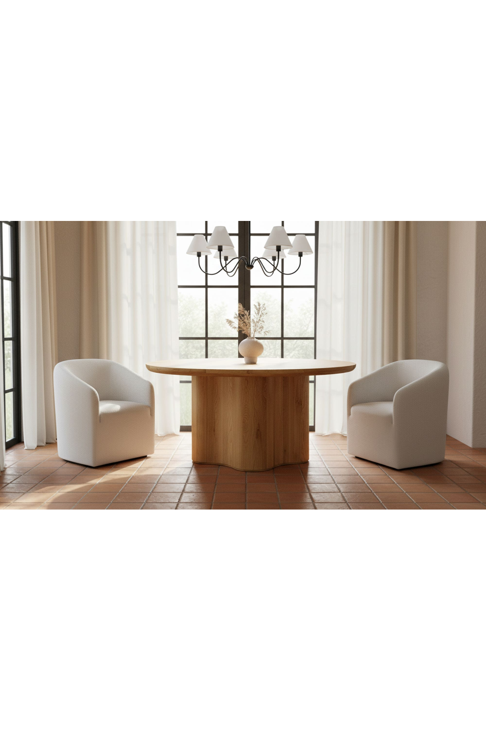   Modern European furniture - Blackened Bronze 6-Light Chandelier - www.oroa.com | Oroa.com