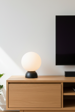   Modern European furniture - Opal Glass Globe Table Lamp - www.oroa.com | Oroa.com
