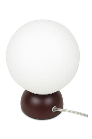   Modern European furniture - Opal Glass Globe Table Lamp - www.oroa.com | Oroa.com