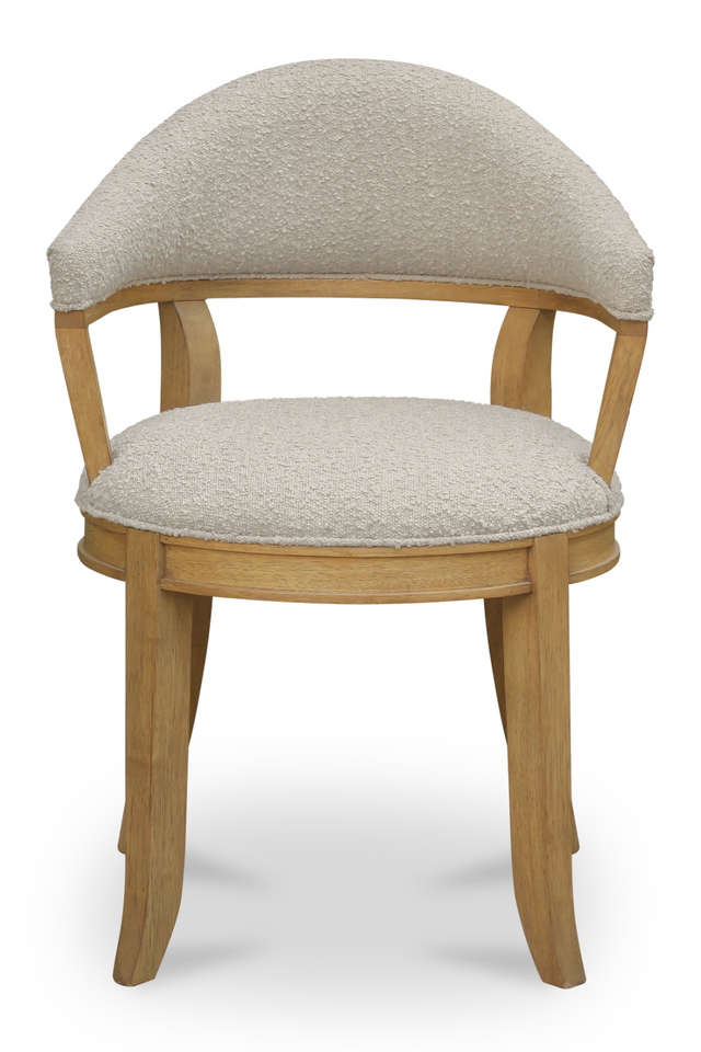 Modern European furniture - Wire-brushed Rubberwood Dining Chair - www.oroa.com