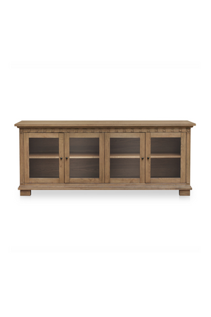   Modern European furniture - Brown Ash 4-Door Sideboard - www.oroa.com | Oroa.com