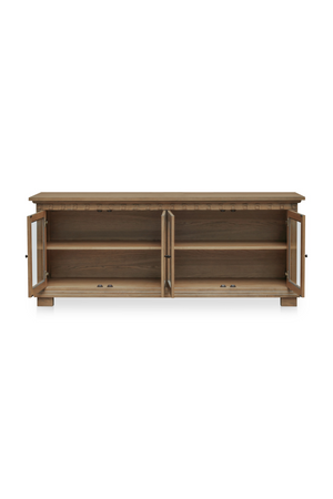  Modern European furniture - Brown Ash 4-Door Sideboard - www.oroa.com | Oroa.com