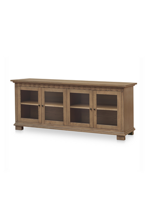  Modern European furniture - Brown Ash 4-Door Sideboard - www.oroa.com | Oroa.com
