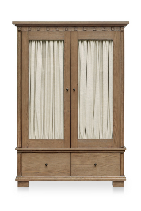   Modern European furniture - Brown Ash 2-Door Tall Cabinet - www.oroa.com | Oroa.com
