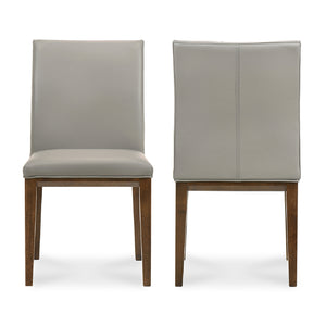   Modern European furniture - Top Grain Leather Dining Chairs (2) - www.oroa.com | Oroa.com