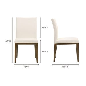   Modern European furniture - Top Grain Leather Dining Chairs (2) - www.oroa.com | Oroa.com