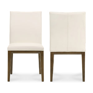   Modern European furniture - Top Grain Leather Dining Chairs (2) - www.oroa.com | Oroa.com