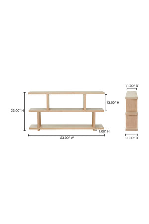  Modern European furniture - White Oak Veneer Shelf - www.oroa.com | Oroa.com