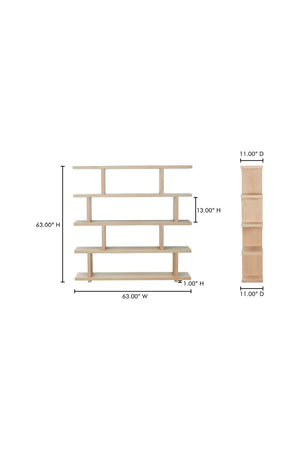   Modern European furniture - White Oak Veneer Shelf - www.oroa.com | Oroa.com