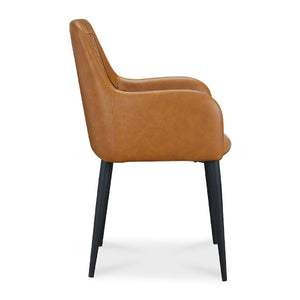   Modern European furniture - Tufted Vegan Leather Dining Chairs (2) - www.oroa.com | Oroa.com