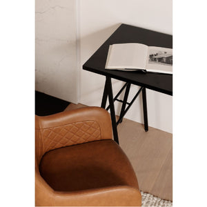   Modern European furniture - Tufted Vegan Leather Dining Chairs (2) - www.oroa.com | Oroa.com