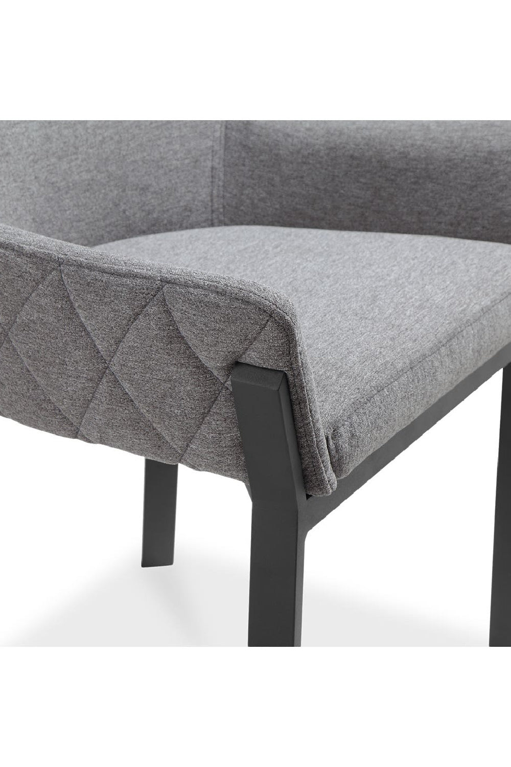   Modern European furniture - Quilted Upholstered Dining Chairs (2) - www.oroa.com | Oroa.com