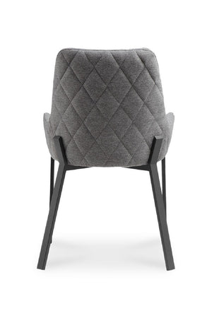   Modern European furniture - Quilted Upholstered Dining Chairs (2) - www.oroa.com | Oroa.com