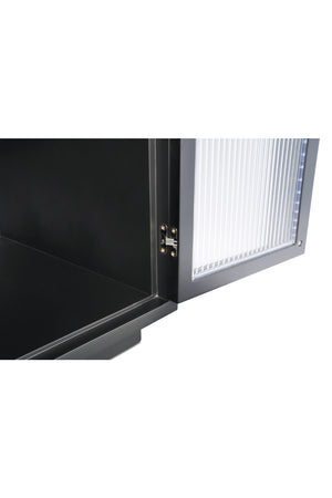   Modern European furniture - Black Arched 4-Door Cabinet - www.oroa.com | Oroa.com