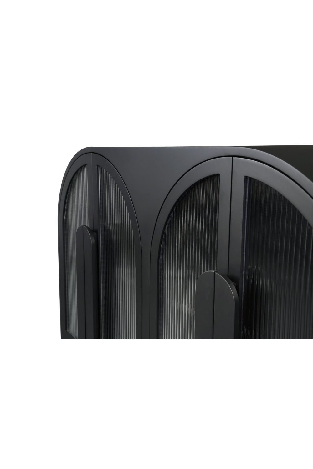   Modern European furniture - Black Arched 4-Door Cabinet - www.oroa.com | Oroa.com