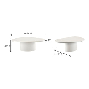   Modern European furniture - Organic-Shaped Lacquered Coffee Table - www.oroa.com | Oroa.com