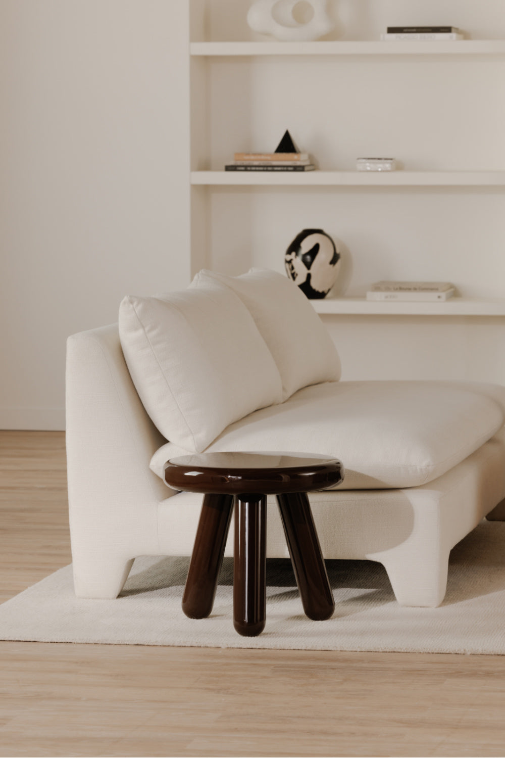   Modern European furniture - Lacquered Tripod Accent Table - www.oroa.com | Oroa.com