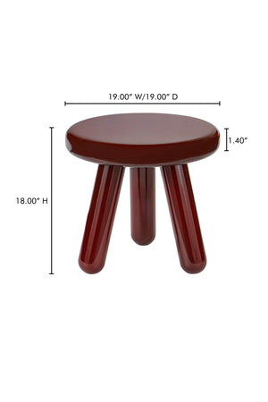   Modern European furniture - Lacquered Tripod Accent Table - www.oroa.com | Oroa.com