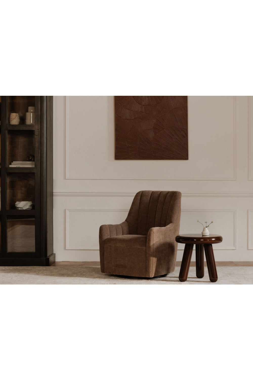   Modern European furniture - Lacquered Tripod Accent Table - www.oroa.com | Oroa.com