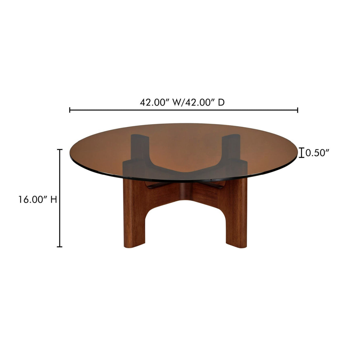   Modern European furniture - Brown Glass Coffee Table - www.oroa.com | Oroa.com