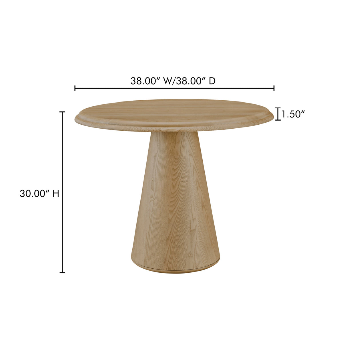   Modern European furniture - Round Solid Ash Dining Table - www.oroa.com | Oroa.com