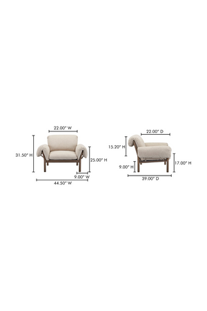   Modern European furniture - Ash-Framed Lounge Chair - www.oroa.com | Oroa.com