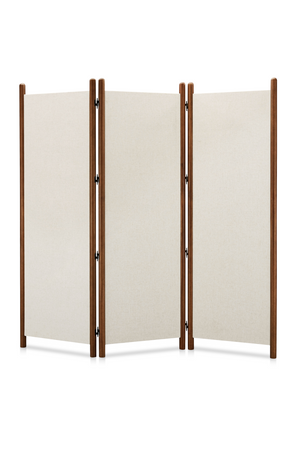   Modern European furniture - White Linen Blend Screen - www.oroa.com | Oroa.com