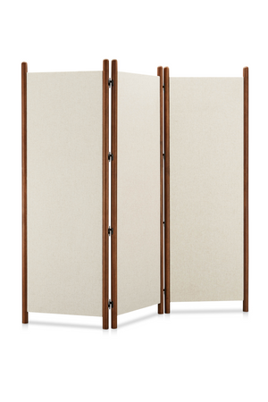   Modern European furniture - White Linen Blend Screen - www.oroa.com | Oroa.com