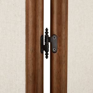   Modern European furniture - White Linen Blend Screen - www.oroa.com | Oroa.com