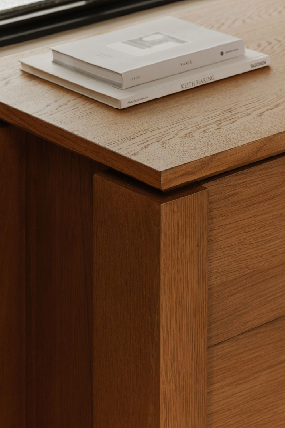   Modern European furniture - Oak Rustic 2-Drawer Nightstand - www.oroa.com | Oroa.com