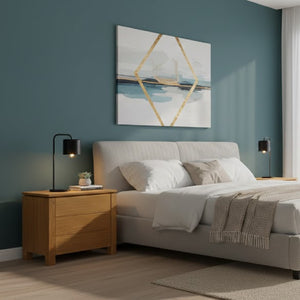   Modern European furniture - Oak Rustic 2-Drawer Nightstand - www.oroa.com | Oroa.com