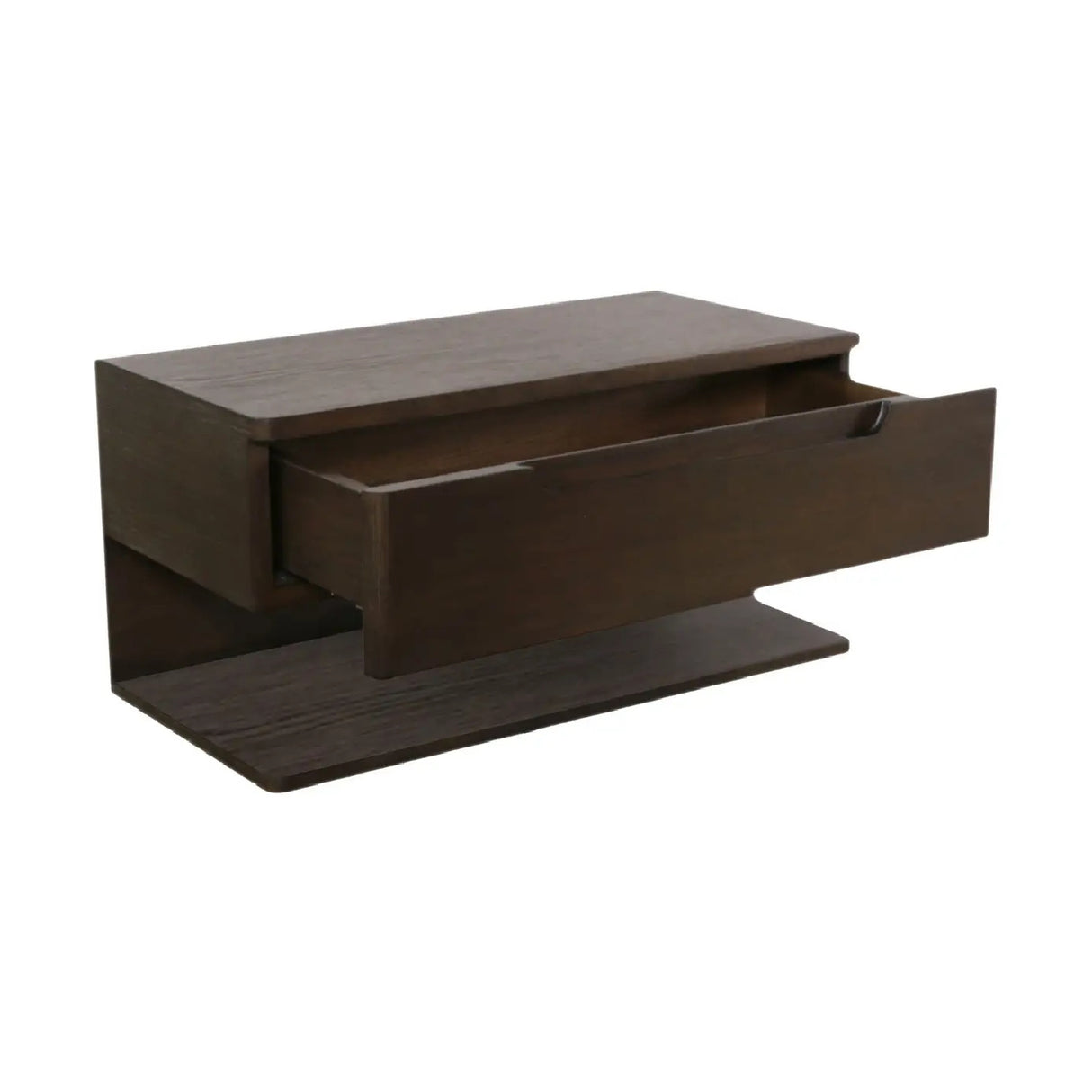   Modern European furniture - Brown 1-Drawer Floating Nightstand - www.oroa.com | Oroa.com