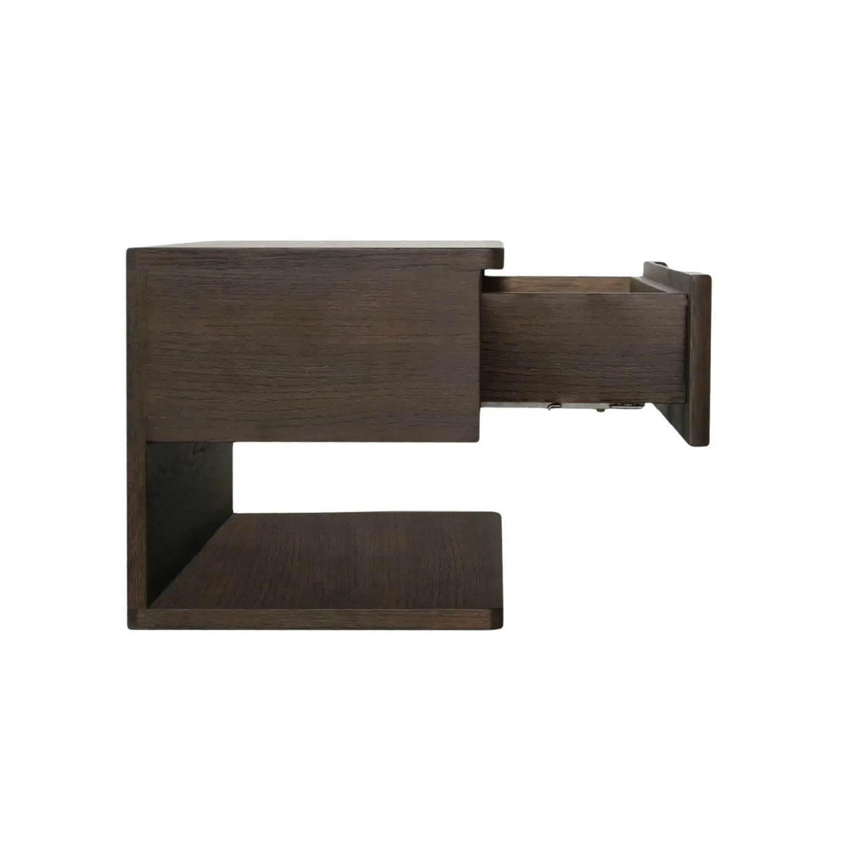   Modern European furniture - Brown 1-Drawer Floating Nightstand - www.oroa.com | Oroa.com