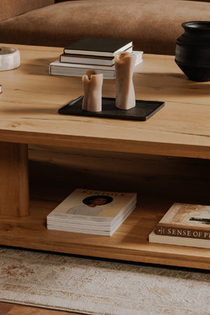  Modern European furniture - Oak Open Storage Coffee Table - www.oroa.com | Oroa.com