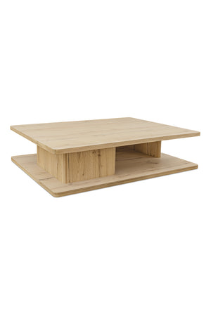   Modern European furniture - Oak Open Storage Coffee Table - www.oroa.com | Oroa.com