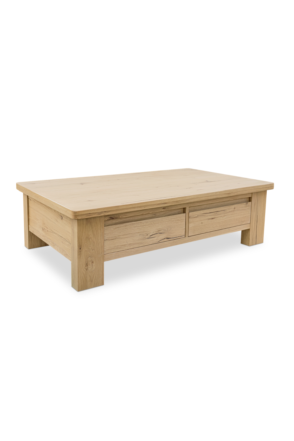   Modern European furniture - Rustic Oak Storage Coffee Table - www.oroa.com | Oroa.com