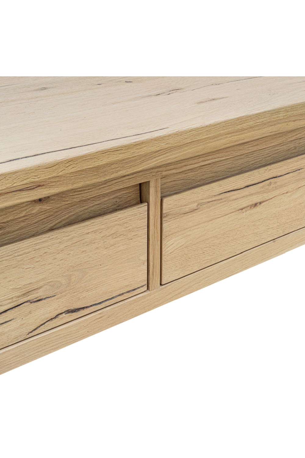   Modern European furniture - Rustic Oak Storage Coffee Table - www.oroa.com | Oroa.com