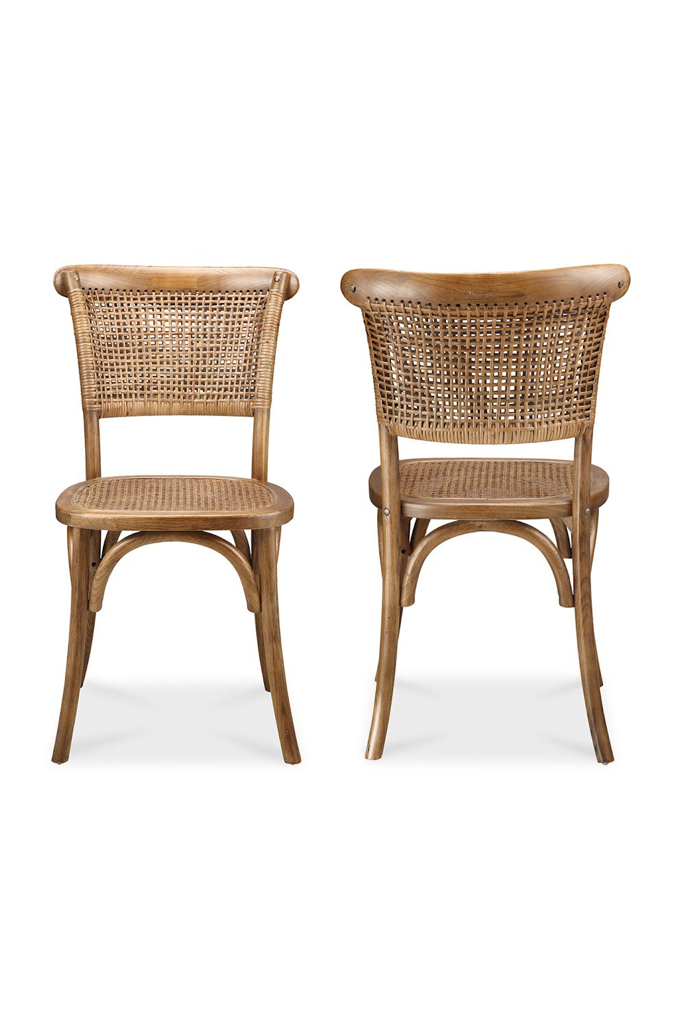   Modern European furniture - Woven Rattan Dining Chairs (2) - www.oroa.com | Oroa.com