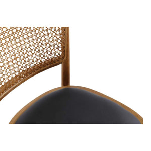   Modern European furniture - Elm-Framed Rattan Dining Chairs (2) - www.oroa.com | Oroa.com
