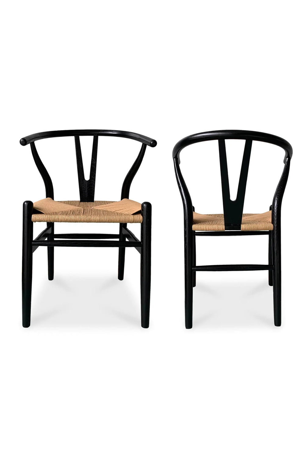   Modern European furniture - Black Elm Dining Chair Set (2) - www.oroa.com | Oroa.com
