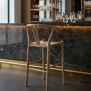   Modern European furniture - Natural Elm Counter Stool - www.oroa.com | Oroa.com