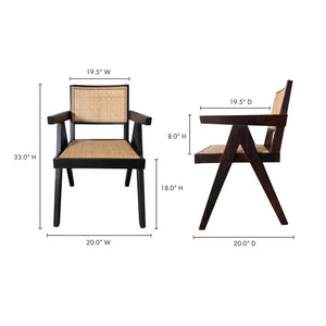   Modern European furniture - Rattan Mid-Century Dining Chairs (2) - www.oroa.com | Oroa.com