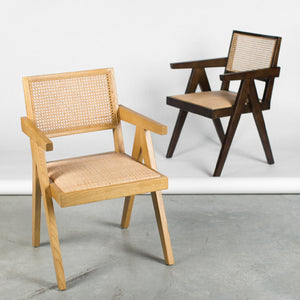   Modern European furniture - Rattan Mid-Century Dining Chairs (2) - www.oroa.com | Oroa.com