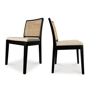   Modern European furniture - Rattan-Back Dining Chair Set (2) - www.oroa.com | Oroa.com